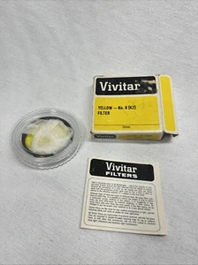 Vivitar - 55mm ** Yellow No.8 ** Camera Lens Filter - Picture 1 of 8