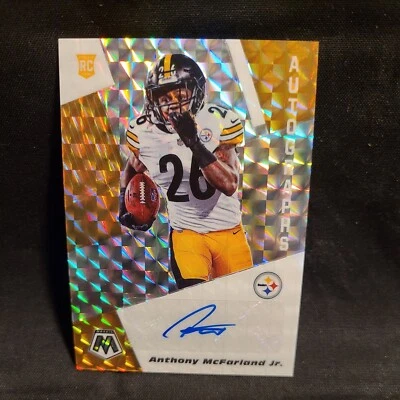 2020 Panini Mosaic Rookie Auto Mosaic Anthony McFarland Jr #RA37 Rookie Auto RC - Image 1 of 2