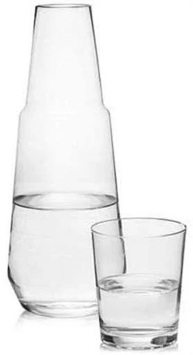 Hotel Collection 262126 Clear 2-pc. Bedside Carafe Set Glass