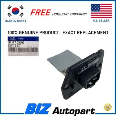 GENUINE ! RESISTOR FOR 1994-2006 HYUNDAI SONATA ACCENT ELANTRA OE# 97117-05000 - Image 1 of 4