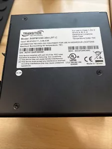 Transition Hardened SISPM1040-362-LRT switch 8 ports 10/100/1000Base-T PoE - Picture 1 of 3