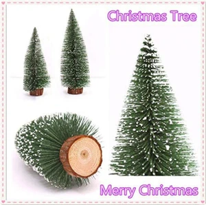 3PC Christmas Mini Cedar Small Pine Tree Table Desk Holiday Seasonal Green Decor - Picture 1 of 11