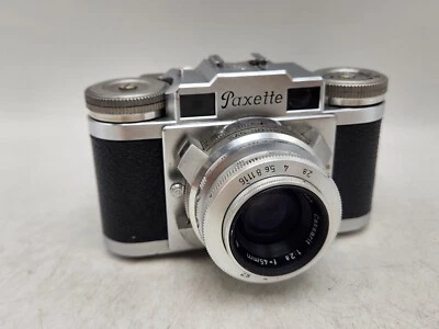 Cámara fotográfica vintage Braun Paxette 35 mm con Steinheil Munchen Cassarit 45 mm F2,8 Foto 1 de 4