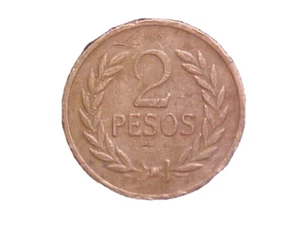 1977 Colombia 2 Pesos KM# 263 - Very Nice Circ Collector Coin! -c3334xux - Picture 1 of 2