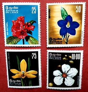 Sri Lanka 1976 Indigenous Flora Flowers MNH - Picture 1 of 1