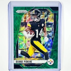 2024 Panini Prizm George Pickens /75 Green Scope - Pittsburgh Steelers - Imagen 1 de 3