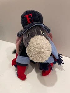 EEYORE Walt Disney World Parks 12 Zoll Plüsch Winter Urlaub blau Cord Mütze Mantel - Bild 1 von 5