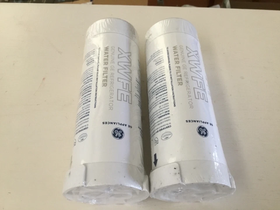 2 X Genuine GE XWFE Refrigerator Water Filters, No Box, Sealed, WITH CHIP - Image 1 of 1