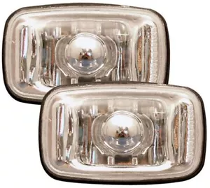 FOR TOYOTA CELICA 90-96 CRYSTAL CLEAR CHROME SIDE LIGHT REPEATER INDICATORS - Picture 1 of 1