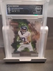 2023 Wild Card Matte Rookie Heat Puka Nakua Green 3/5 - Picture 1 of 6