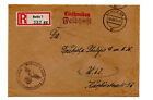 Feldpost Einschreiben R-Brief Wehrmeldeamt Berlin Prenzlauer Berg aus WK2