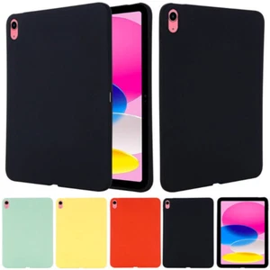For iPad 7/8/9/10/11th Gen Mini 7 Air Pro Shockproof Silicone Rubber Case Cover - Picture 1 of 55
