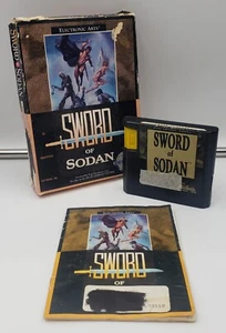 SWORD OF SODAN SEGA GENESIS VIDEO GAME CIB COMPLETE WITH ORIGINAL MANUAL & BOX - Picture 1 of 16