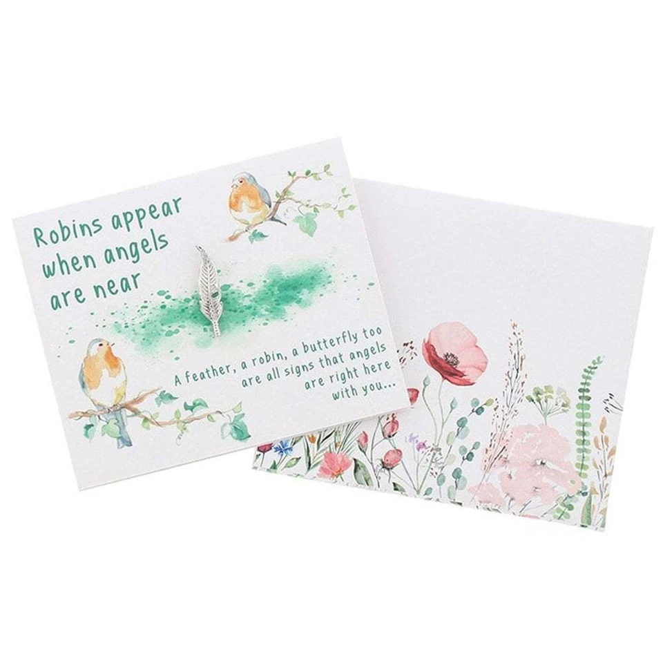 Equilibrium Envelopes Of Love Feather Pin Badge 339372 - Image 1 of 1