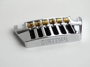 Ovation Steg 12 saitig, chrom mit vergoldeten Saitenhaltern ca. 1980 - Bild 1 von 7