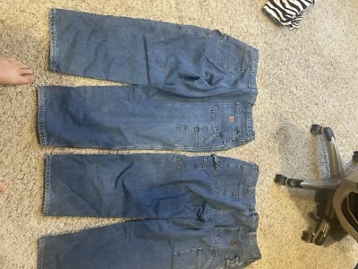 Carhartt Flannel Lined Pants 42x30 - Two Pairs - Image 1 of 3