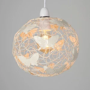 Ceiling Light Shade Globe Butterfly Lampshade Easy Fit Living Room Lighting - Picture 1 of 4