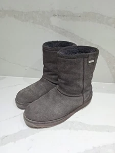 Stivali Emu donna Paterson Lo impermeabili pelle di pecora marrone cioccolato taglia UK 7 - Foto 1 di 18