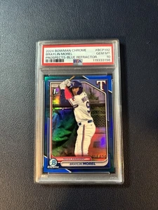 2024 Bowman Chrome - Prospects Braylin Morel #BCP-192 Blue Mojo Refractor PSA 10 - Picture 1 of 2