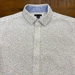 Tommy Hilfiger Floral Print Button Down Shirt Long Sleeve Top Boys Husky 18 - Picture 1 of 4