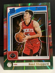 Reed Sheppard 2024-25 Panini Donruss Basketball Green Laser Rated Rookie - Bild 1 von 2