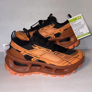 Neu mit Etikett Under Armour Explor Trail Damen-Laufschuhe orangefarbenes Muster (ohne Karton)! " - Bild 1 von 8