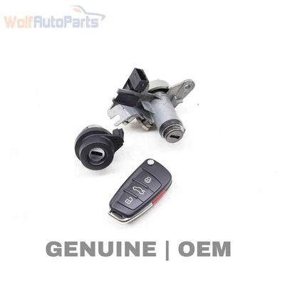2005-2009 AUDI A4 QUATTRO - Ignition Switch / Cylinder W/ KEY 8E0898375AB - Image 1 of 4