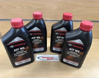New OEM Toyota ATF World Standard (WS) Transmission Fluid 4 Quarts - Imagem 1 de 2
