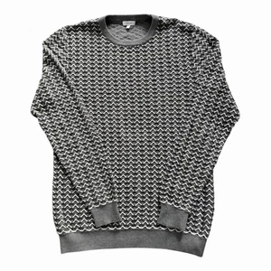 Reiss Herren Pullover Sampson Sweatshirt Größe L grau gemustert Strick - Bild 1 von 7