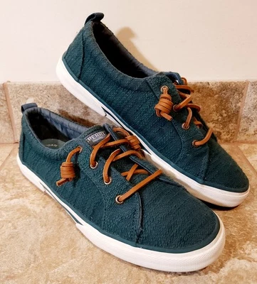 Sperry | Para mujeres 8.5 Pier Wave LTT Bálsamo Verde Oscuro Barco Zapatos Mocasines Sin cordones Foto 1 de 4