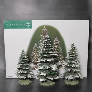 Dept. 56 #56.52818 - Village Pequot Pines, Set of 3 - Very Nice with Box - Picture 1 of 7