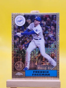 2022 Topps Series 1 Silver Pack Freddie Freeman 1987 Chrome Mojo T87C-44 Dodgers - Picture 1 of 2
