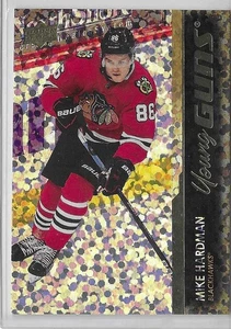 2021-22 Upper Deck Series 1 Young Guns Speckled Rainbow Foil Justin Richards - Bild 1 von 2