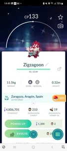 Pokemon Go Shiny Zickzack  - Bild 1 von 2