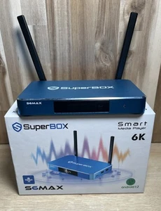 SuperBox 2025 Version, S6 Max Fully Loaded 6K Ultra HD with Voice Control (0253) - Picture 1 of 3