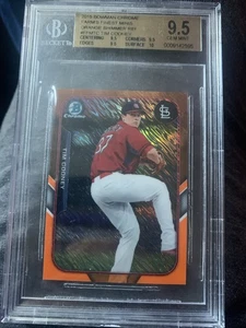 2015 Farm Finest Mini Chrome Shimmer Refractor Tim Cooney #FFM-TC Orang /25 (RC) - Picture 1 of 2