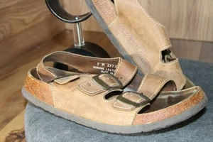 Sandali vintage Eastland Charleston 7M pelle doppio cinturino marrone hipster boho usati in ottime condizioni - Foto 1 di 9