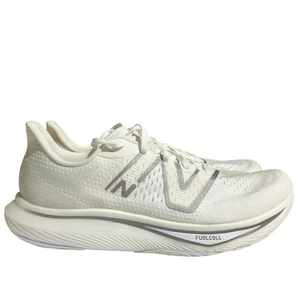Scarpe New Balance Uomo 12 D Bianco Fuelcell Rebel V3 Running Argento MFCXMW3 *LEGGI - Foto 1 di 11