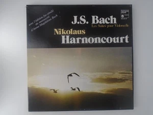 J.S.Bach Nikolaus Harnoncourt Les Suites pour Violoncelle HM 381-83 3LP set Mint - Picture 1 of 4