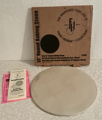 The Pampered Chef Family Heritage Collection 13” Round Baking Stone #1340 - Image 1 of 3