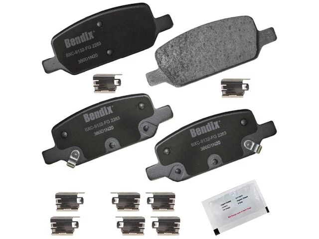 Juego de pastillas de freno traseras Bendix 56QT72H para Tesla 3 2017-2024 Foto 1 de 1