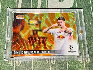 2020-21 Topps Stadium Club Dominik Szoboszlai RC Rookie Orange/Yellow Electric - Bild 1 von 2