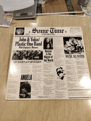 JOHN LENNON/YOKO ONO Some Time In New York City CAPITOL 2XLP VG+/VG++  - Imagem 1 de 4