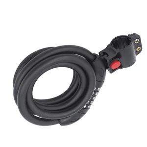 .1.5M Portable Antitheft Strip Lock Disc Brake Lock Fivedigit Password For Mount - Picture 1 of 12
