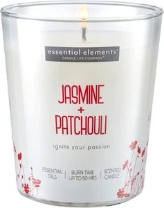 Essential Elements by Candle-lite Duftkerzen, Jasmin & 9 oz, cremeweiß - Bild 1 von 7