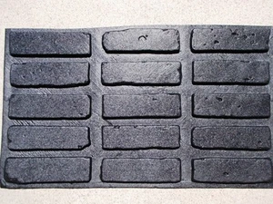Antique Brick Veneer Side Molds 8x2" Cover Wall Floor Patio, 45+5 FREE Fast Ship - Picture 1 of 7