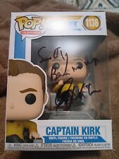 Funko Pop! Vinyl: Star Trek - Captain Kirk #1136 Autographed W/Quote PSA
