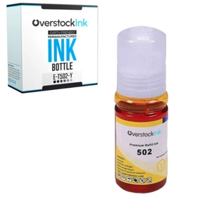 Botella de tinta amarilla de repuesto 502 para Epson Workforce ET-3750 ET-4750 ST-2000 - Imagen 1 de 1