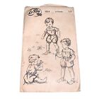 Leroy Pattern 1014 1950s Vintage Sewing Pattern / Infant Child 3-9 Months