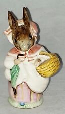 Royal Albert BEATRIX POTTER Porcelain 4" FIGURINE "Mrs Rabbit" 